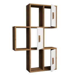 Hanah Home Flora - Nogal y Blanco